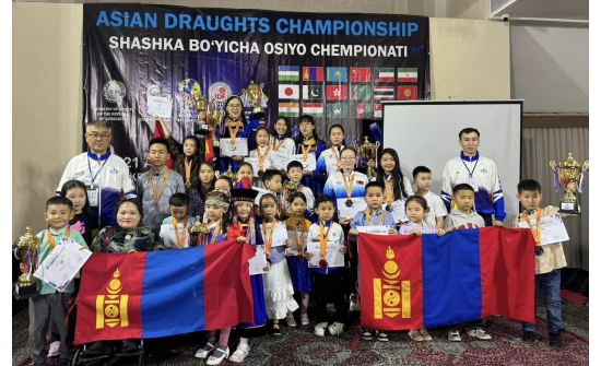 Монгол хүүхдүүд Азид даамын спортоор ямар амжилт үзүүлэв?