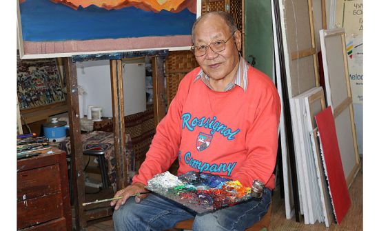 Зураач Г.Дунбүрээ: Б.Ринчен докторын зөвлөсний дагуу өнөөг хүртэл Улаанбаатар хотыг зурж байна