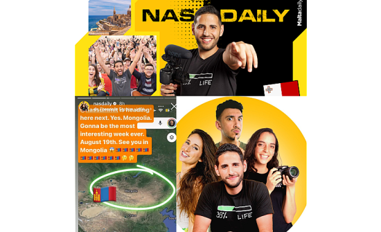 38 сая дагагчтай контент бүтээгч "Nasdaily" багийнхан Монголд ирнэ